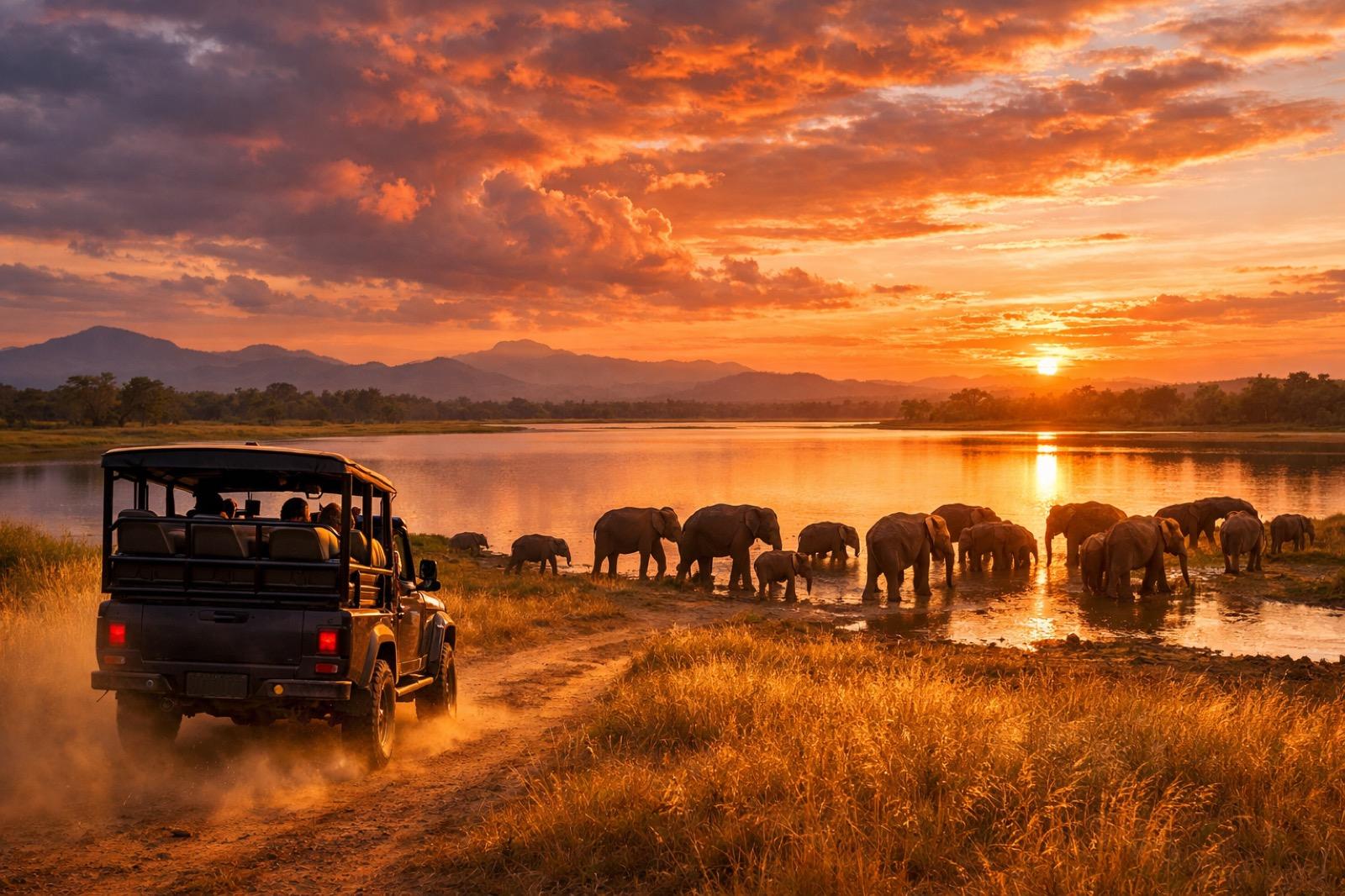 Udawalawe elephants safari